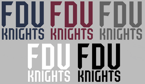 Fairleigh Dickinson Knights Team Name Logo Premium DieCut Vinyl Decal PICK COLOR & SIZE
