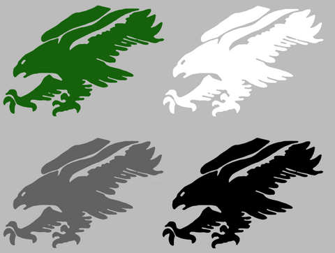 Wagner Seahawks Retro Throwback Logo Premium DieCut Vinyl Decal PICK COLOR & SIZE