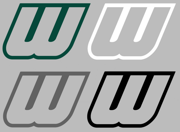 Wagner Seahawks Alternate W Logo Premium DieCut Vinyl Decal PICK COLOR & SIZE