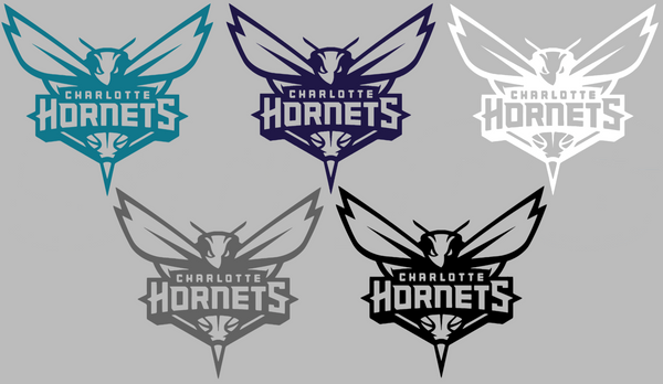 Charlotte Hornets Team Logo Premium DieCut Vinyl Decal PICK COLOR & SIZE