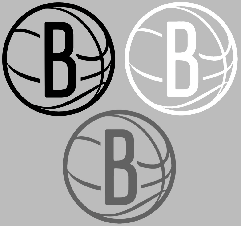 Brooklyn Nets Alternate Basketball Logo Premium DieCut Vinyl Decal PICK COLOR & SIZE
