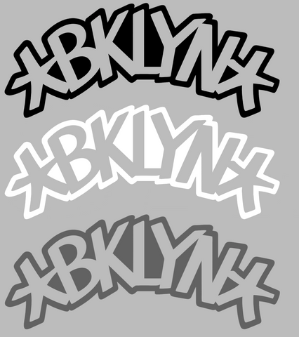 Brooklyn Nets BKLYN Logo Premium DieCut Vinyl Decal PICK COLOR & SIZE