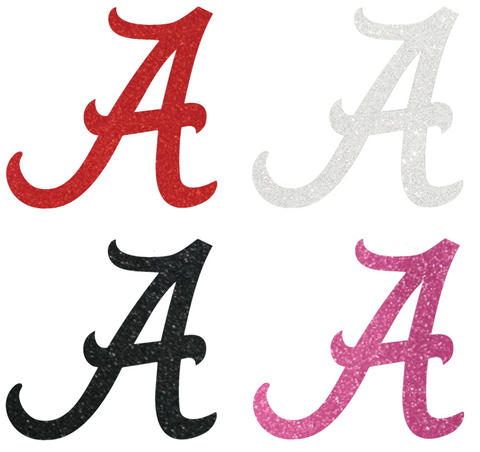 Alabama Crimson Tide Metallic Sparkle Team Logo Premium DieCut Vinyl Decal PICK COLOR & SIZE