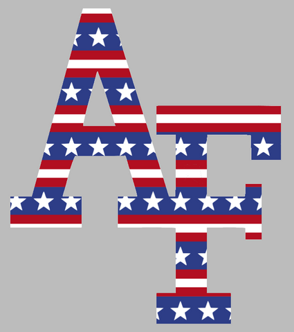 Air Force Falcons Stars & Stripes USA American Flag Vinyl Decal PICK SIZE