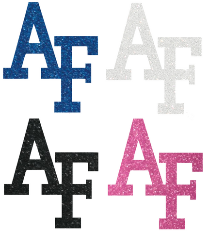 Air Force Falcons Metallic Sparkle Team Logo Premium DieCut Vinyl Decal PICK COLOR & SIZE