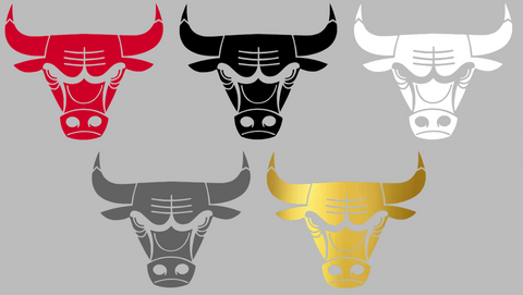 Chicago Bulls Alternate Team Logo Premium DieCut Vinyl Decal PICK COLOR & SIZE