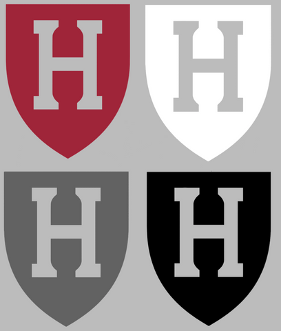 Harvard Crimson Team Logo Premium DieCut Vinyl Decal PICK COLOR & SIZE