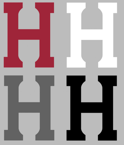 Harvard Crimson Alternate Team Logo Premium DieCut Vinyl Decal PICK COLOR & SIZE