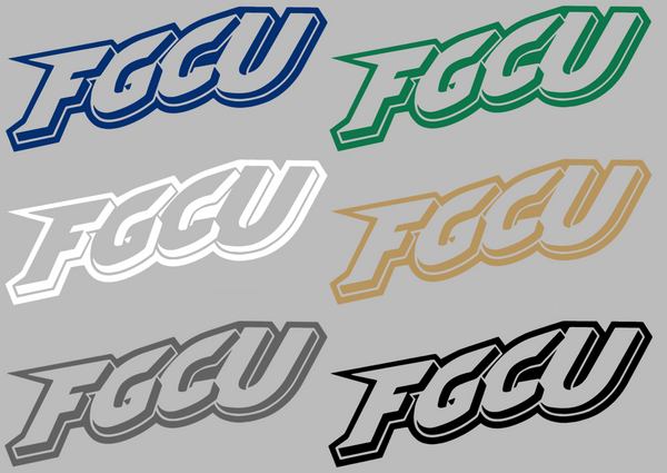 Florida Gulf Coast Eagles FGCU Logo Premium DieCut Vinyl Decal PICK COLOR & SIZE