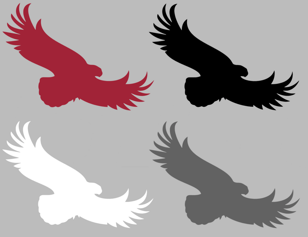 St Joseph Hawks Alternate Team Logo Premium DieCut Vinyl Decal PICK COLOR & SIZE