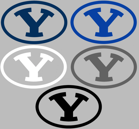 BYU Brigham Young Cougars Alternate Team Logo Premium DieCut Vinyl Decal PICK COLOR & SIZE