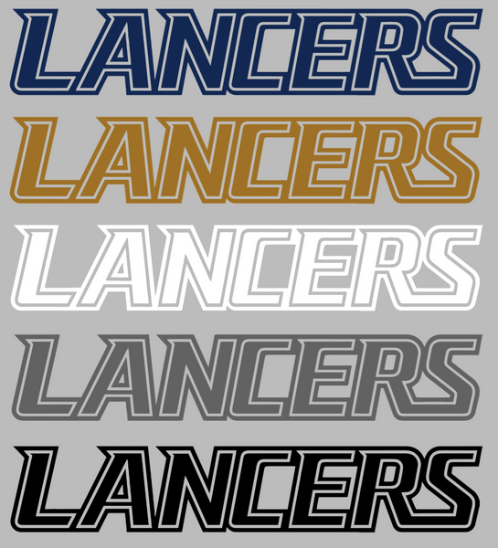 California Baptist Lancers Team Name Logo Premium DieCut Vinyl Decal PICK COLOR & SIZE