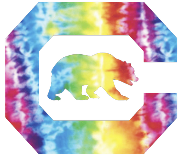 Cal California Bears Alternate Logo Crucial Catch Cancer Multi Color Vinyl Decal PICK SIZE