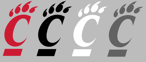 Cincinnati Bearcats Team Logo Premium DieCut Vinyl Decal PICK COLOR & SIZE