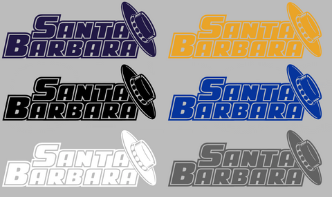 UCSB Gauchos Team Name Logo Premium DieCut Vinyl Decal PICK COLOR & SIZE