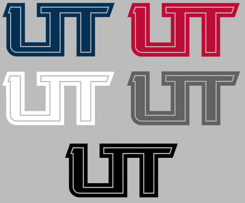 Utah Tech Trailblazers UT Logo Premium DieCut Vinyl Decal PICK COLOR & SIZE