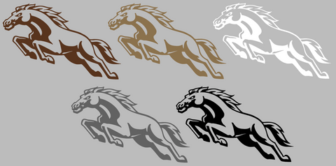 Western Michigan Broncos Retro Throwback Logo Premium DieCut Vinyl Decal PICK COLOR & SIZE