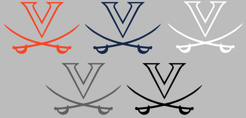 Virginia Cavaliers Team Logo Premium DieCut Vinyl Decal PICK COLOR & SIZE