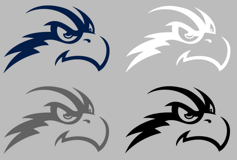 North Florida Ospreys Team Logo Premium DieCut Vinyl Decal PICK COLOR & SIZE
