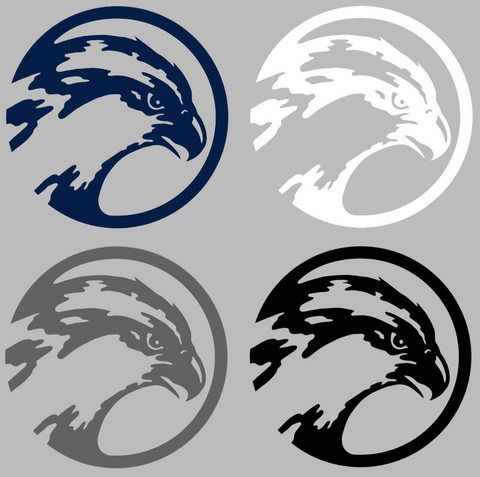 North Florida Ospreys Retro Throwback Logo Premium DieCut Vinyl Decal PICK COLOR & SIZE