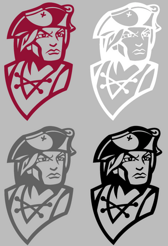 Colgate Raiders Mascot Logo Premium DieCut Vinyl Decal PICK COLOR & SIZE