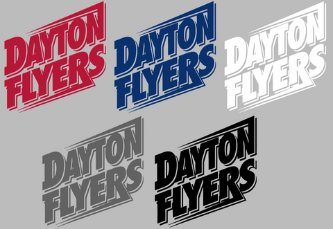Dayton Flyers Retro Throwback Logo Premium DieCut Vinyl Decal PICK COLOR & SIZE