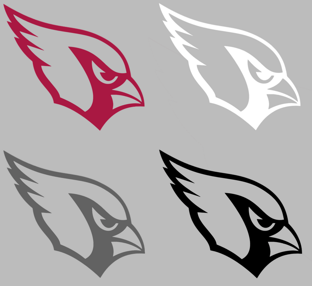 Arizona Cardinals Team Logo Premium DieCut Vinyl Decal PICK COLOR & SIZE