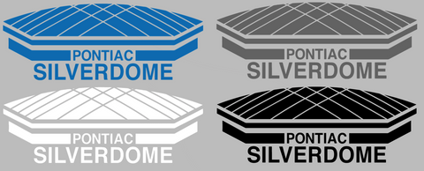 Detroit Lions Team Silverdome Logo Premium DieCut Vinyl Decal PICK COLOR & SIZE
