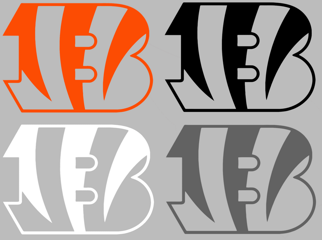 Cincinnati Bengals Team Logo Premium DieCut Vinyl Decal PICK COLOR & SIZE