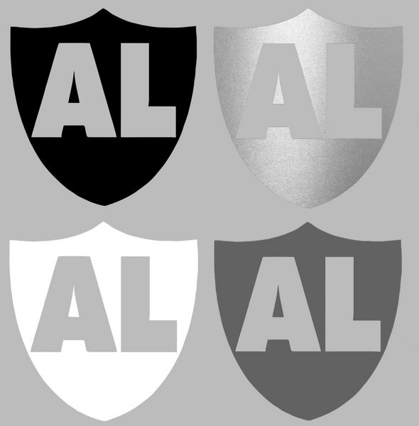 Las Vegas Raiders Al Davis Logo Premium DieCut Vinyl Decal PICK COLOR & SIZE