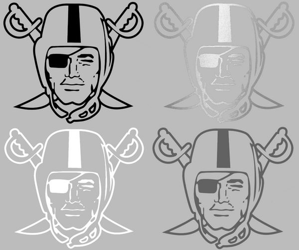 Las Vegas Raiders Alternate Logo Premium DieCut Vinyl Decal PICK COLOR & SIZE