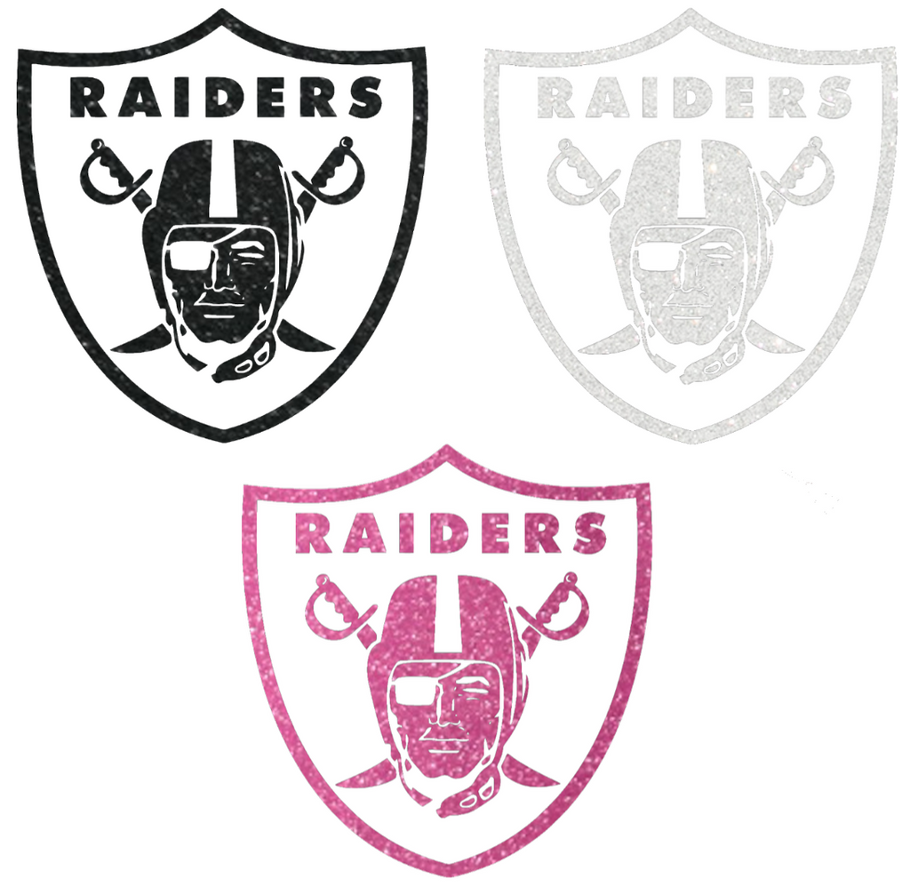 Oakland Raiders "Shield" Vinyl Decal - Available In All Colors / Sizes! Raider Nation - Foto 2