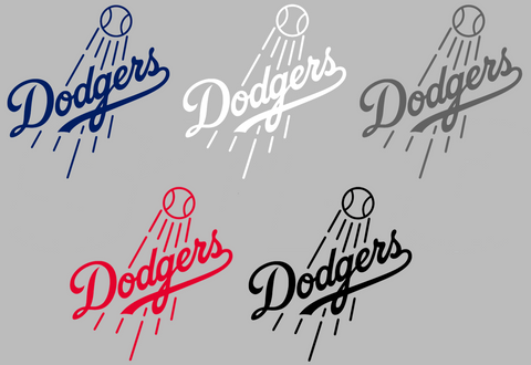 Los Angeles Dodgers Alternate Logo Premium DieCut Vinyl Decal PICK COLOR & SIZE