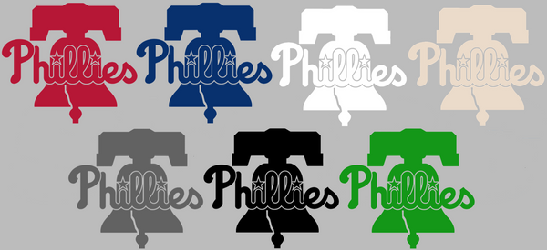 Philadelphia Phillies Liberty Bell Logo Premium DieCut Vinyl Decal PICK COLOR & SIZE
