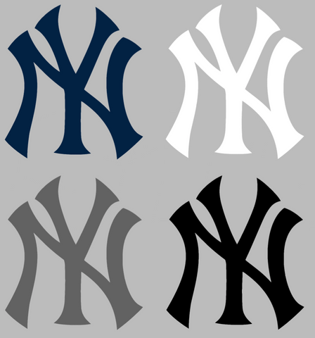 New York Yankees Team Logo Premium DieCut Vinyl Decal PICK COLOR & SIZE