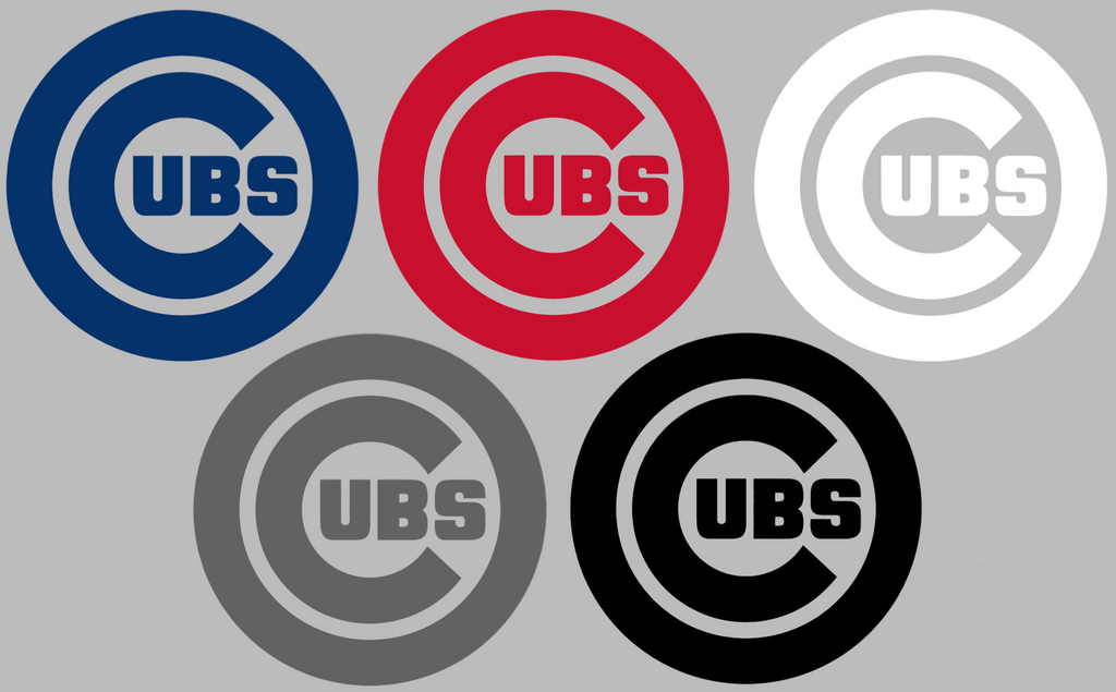 Chicago Cubs Team Logo Premium DieCut Vinyl Decal PICK COLOR & SIZE