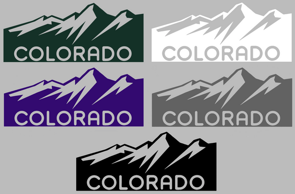 Colorado Rockies City Connect Mountains Logo Premium DieCut Vinyl Decal PICK COLOR & SIZE