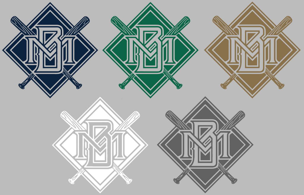 Milwaukee Brewers Retro Throwback 1990s Logo Premium DieCut Vinyl Decal PICK COLOR & SIZE