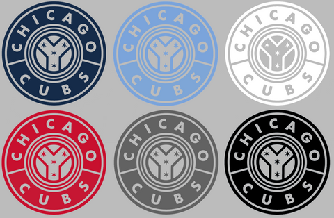 Chicago Cubs City Connect Y Logo Premium DieCut Vinyl Decal PICK COLOR & SIZE