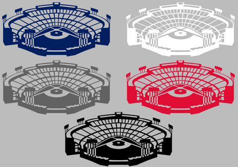 Los Angeles Dodgers Dodger Stadium Logo Premium DieCut Vinyl Decal PICK COLOR & SIZE