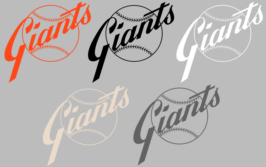 San Francisco Giants Retro Throwback Logo Premium DieCut Vinyl Decal PICK COLOR & SIZE