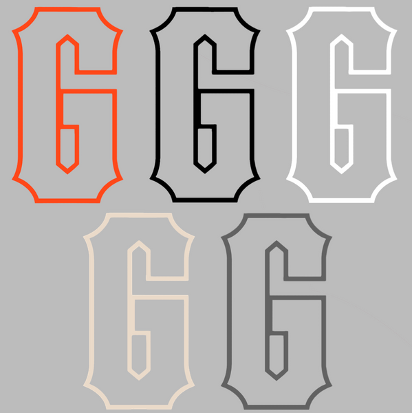 San Francisco Giants City Connect G Logo Premium DieCut Vinyl Decal PICK COLOR & SIZE