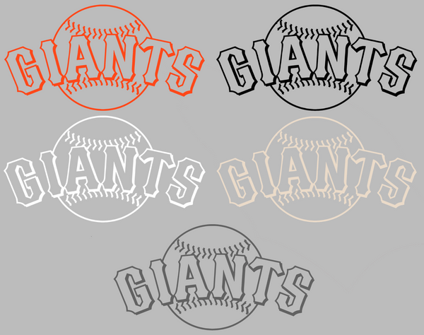 San Francisco Giants Alternate Logo Premium DieCut Vinyl Decal PICK COLOR & SIZE