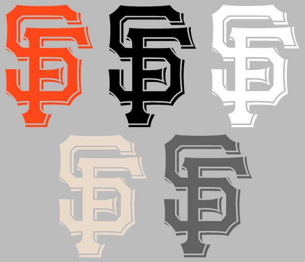 San Francisco Giants Alternate SF Logo Premium DieCut Vinyl Decal PICK COLOR & SIZE