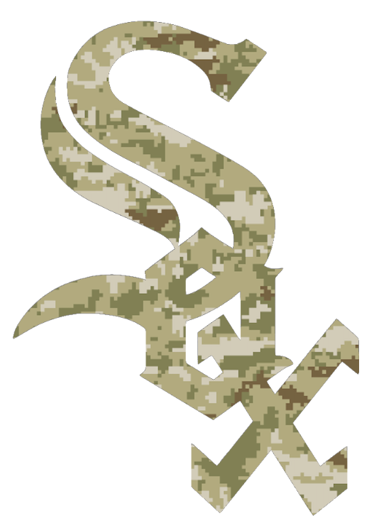 Chicago White Sox Salute to Service Team Logo Camouflage Camo Vinyl Decal PICK SIZE
