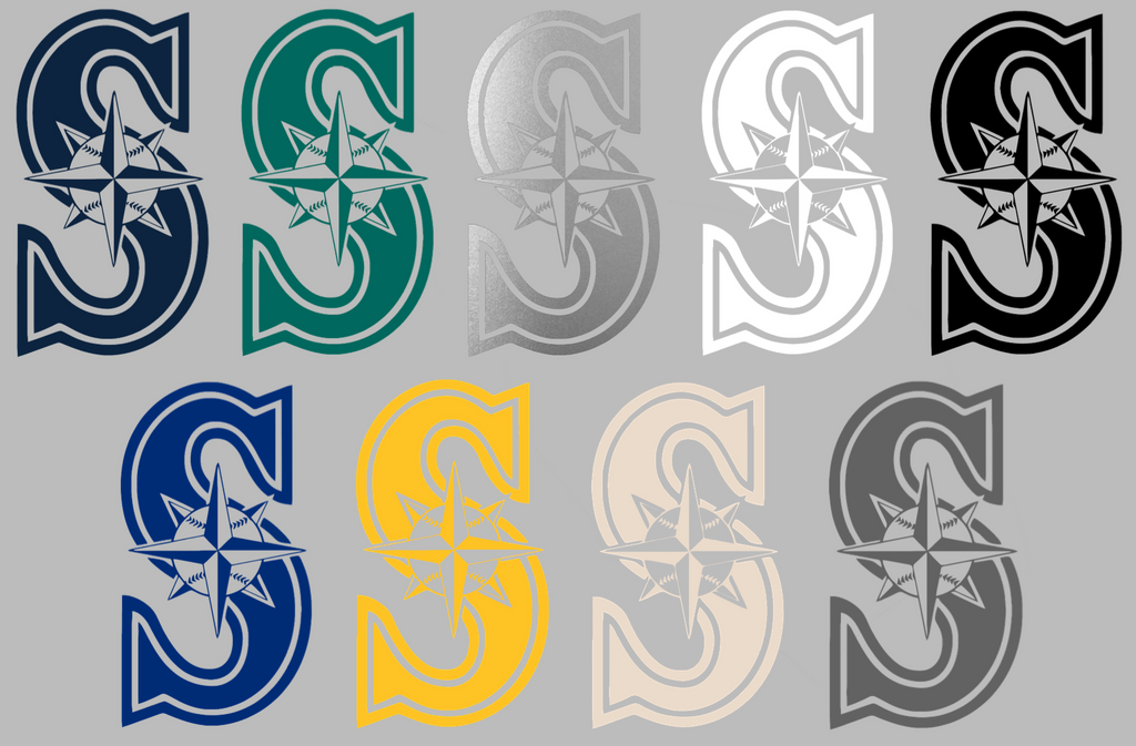 Seattle Mariners Team Logo Premium DieCut Vinyl Decal PICK COLOR & SIZE
