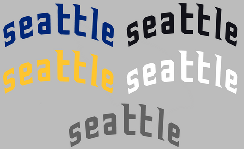 Seattle Mariners City Connect Team Name Logo Premium DieCut Vinyl Decal PICK COLOR & SIZE