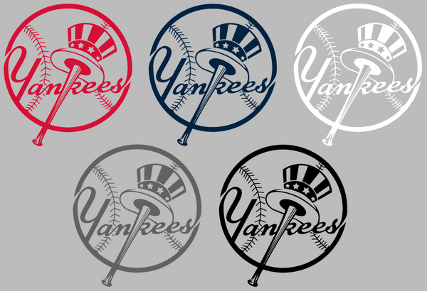 New York Yankees Alternate Team Logo Premium DieCut Vinyl Decal PICK COLOR & SIZE