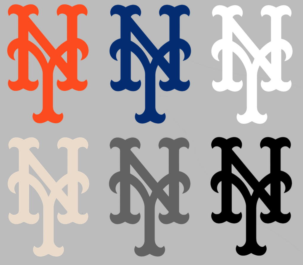 New York Mets Team Logo Premium DieCut Vinyl Decal PICK COLOR & SIZE