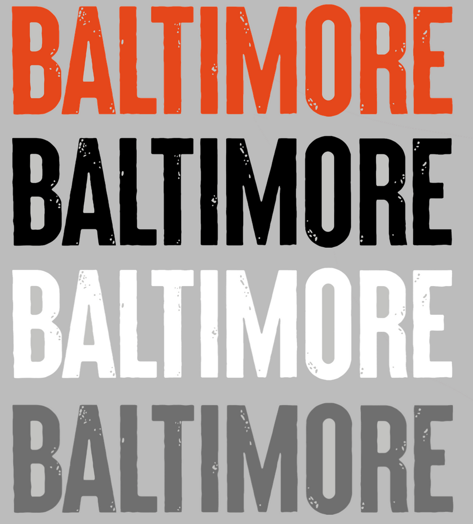 Baltimore Orioles City Connect Team Name Logo Premium DieCut Vinyl Decal PICK COLOR & SIZE